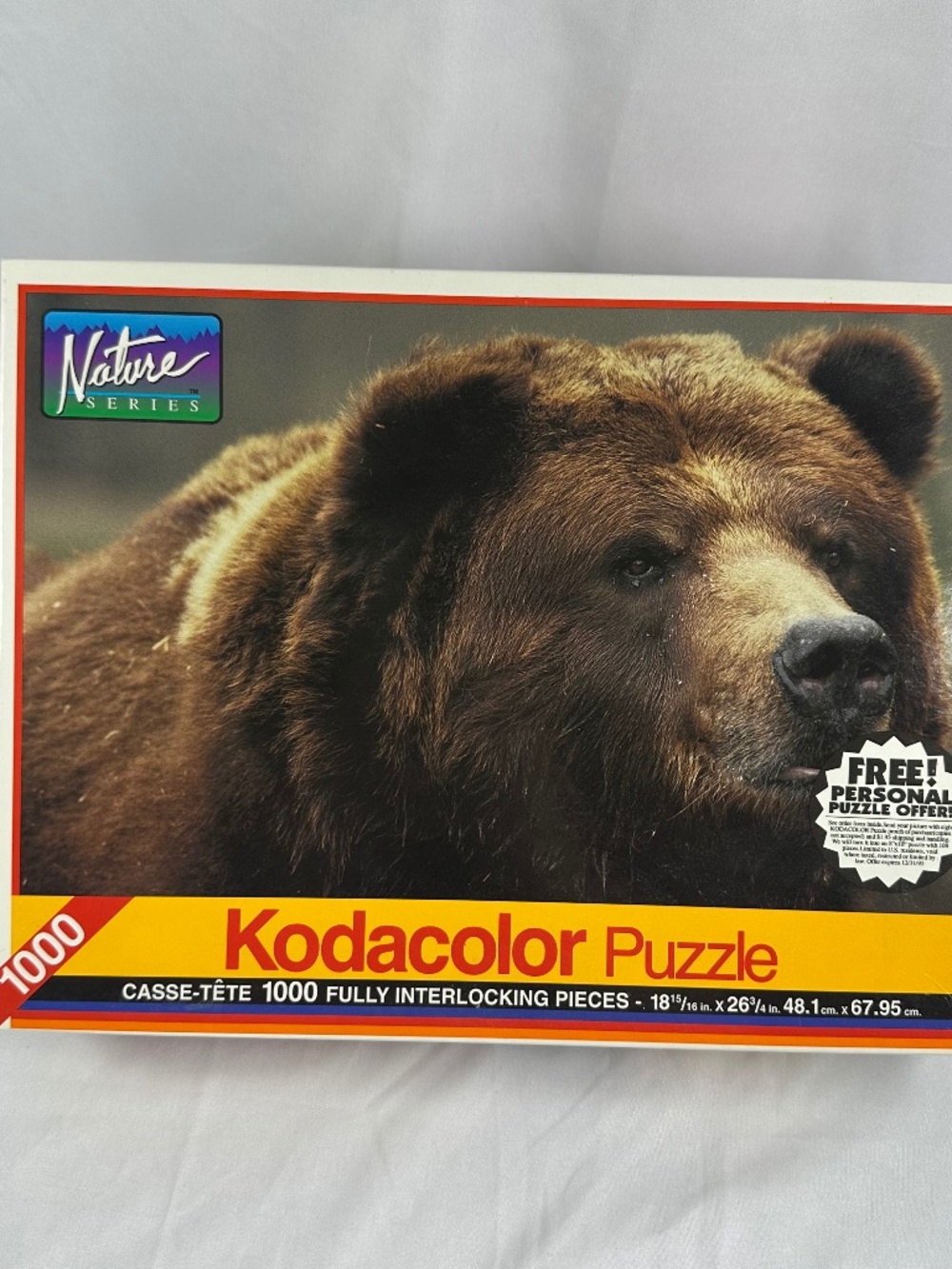 Kodacolor Nature Series Brown Bear 1000 pieces
